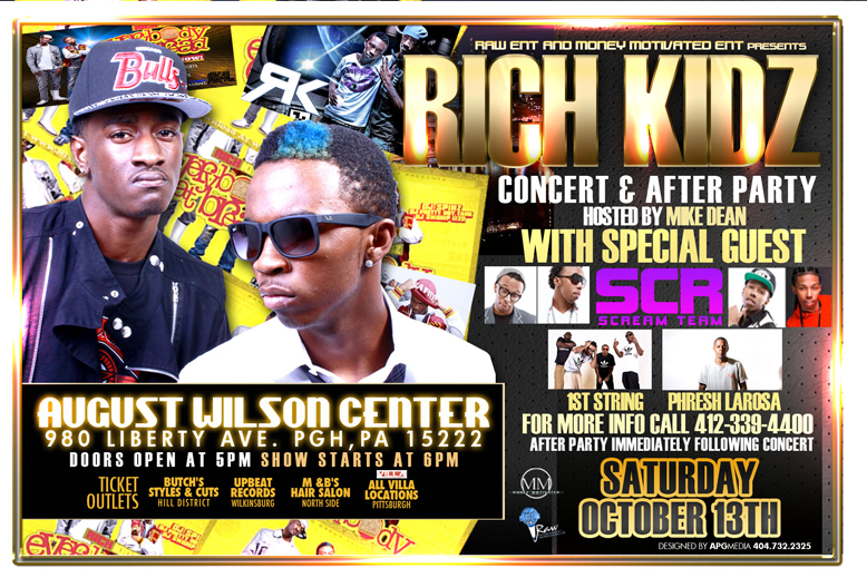 RICH KIDZ CONCERT AND AFTER PARTY HOSTED BY MIKE DEAN WITH SPECIAL